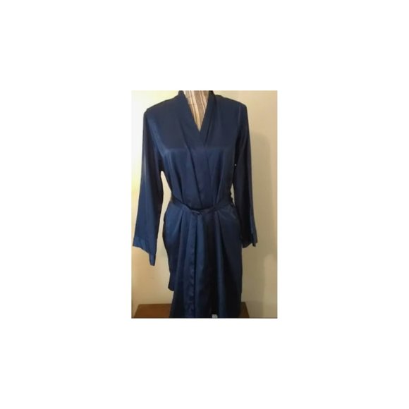 Morgan Taylor Intimates Satin Robe Size M‎ - Picture 1 of 12